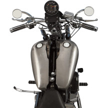 Fat Bob-Style Gas Tanks — 18.9 L (5 US gal), Raw