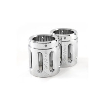 Tapas finales — 10 cm (4") , Cromo