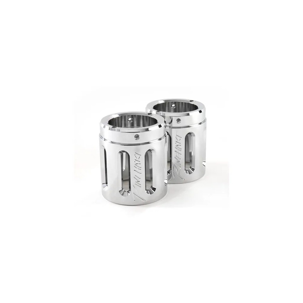 Tapas finales — 10 cm (4") , Cromo