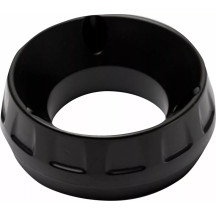 End Cap — Black, Powder-coated