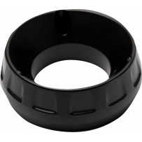 End Cap — Black, Powder-coated