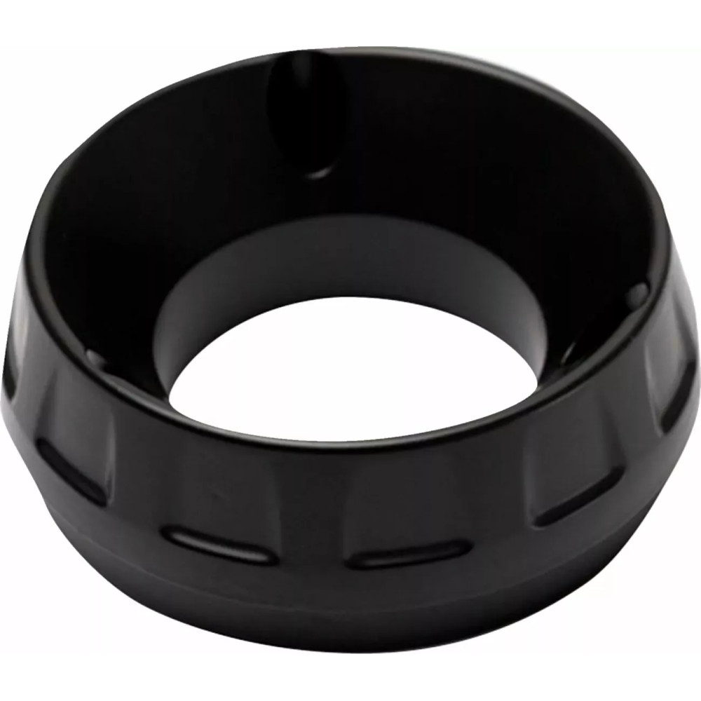 End Cap — Black, Powder-coated