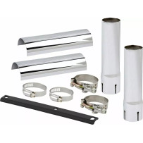Exhaust Extensions Kit — Chrome