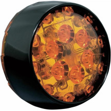 Lens Bull LED Amber T/S Black — KURYAKYN, P/N 5474