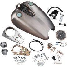 Extended Dash-Style Rubber-Mount Quickbob® Tank Kit — Extended 2", 3.9 gal, rubber-mount kit