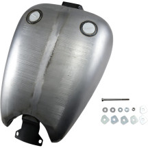 One-Piece 2" Extended Gas Tank — 15.9 L (4.2 gal), 22 mm outlet, Raw