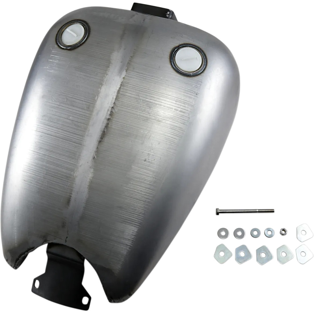 One-Piece 2" Extended Gas Tank — 15.9 L (4.2 gal), 22 mm outlet, Raw