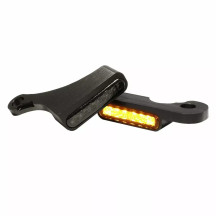 LED Handlebar Turn Signals — 12V, handlebar mount, amber