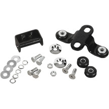 Custom One-Piece Gas Tank Mounting Kit — Black, Chrome, Bolt-On