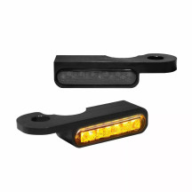 Intermitentes LED para manillar — 12 V, ámbar, montaje en manillar, par