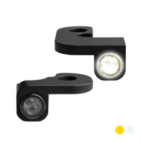 NANO Series Handlebar Turn Signals — 12V, Front L/R, Pair, Harley-Davidson®