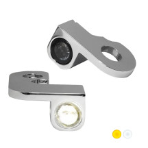 NANO Series Handlebar Turn Signals — 12 V, Chrome, Pair, Front L/R