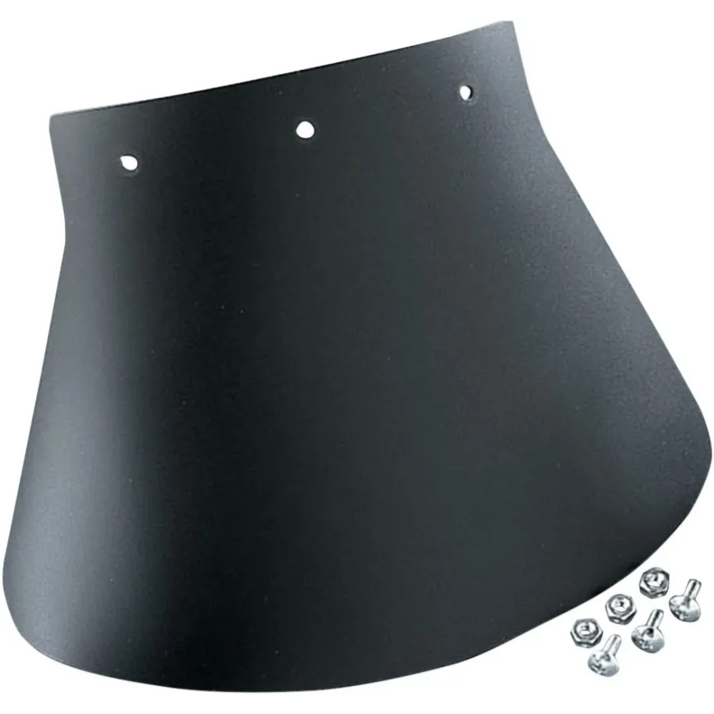 Guardabarros grande — 10-1/2" W x 8" H, delantero, negro