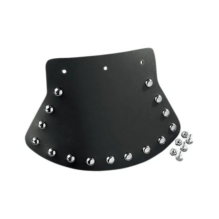 Aleta para barro mediana — 9.5" An. x 6.5" Al., Negro, Cromo