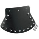Aleta para barro mediana — 9.5" An. x 6.5" Al., Negro, Cromo