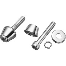 Handlebar Riser Bolt Cone Kit — 1/2-13 thread, Chrome