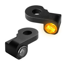 NANO Series Handlebar Turn Signals — 12V, front left/right mount, for Harley-Davidson®