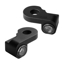 NANO Series Handlebar Turn Signals — 12V, Black, for Harley-Davidson®