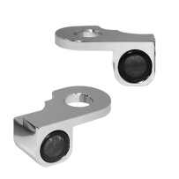 NANO Series Handlebar Turn Signals — 12 V, Front left/right, Chrome