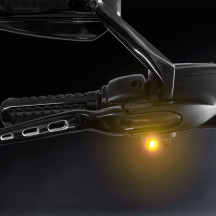 NANO Series Handlebar Turn Signals — 12V, Chrome, for Harley‑Davidson®