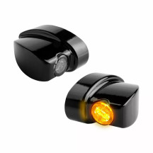 NANO Series Winglets Turn Signals — Ultra-Mini, 12V, Black
