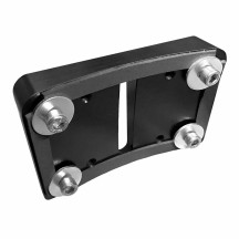 License Plate Mount — Fits all 99-17 HD models with OEM taillights, Black