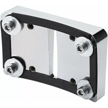 Licence Plate Mount — fits all 1999–2017 HD models with OEM taillights, chrome