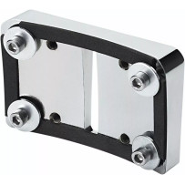 Licence Plate Mount — fits all 1999–2017 HD models with OEM taillights, chrome