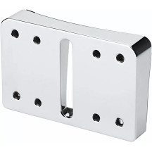 Licence Plate Mount — fits all 1999–2017 HD models with OEM taillights, chrome