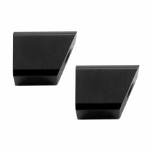 License Plate Mount Adapter Cubes — Rear mount, black, pair