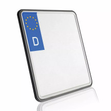 License Plate Frame — rear mount, aluminum