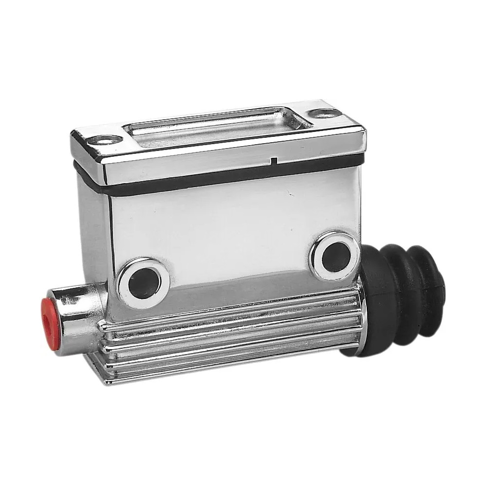 Rear Brake Master Cylinder — 19.1 mm (3/4"), rear, polished chrome