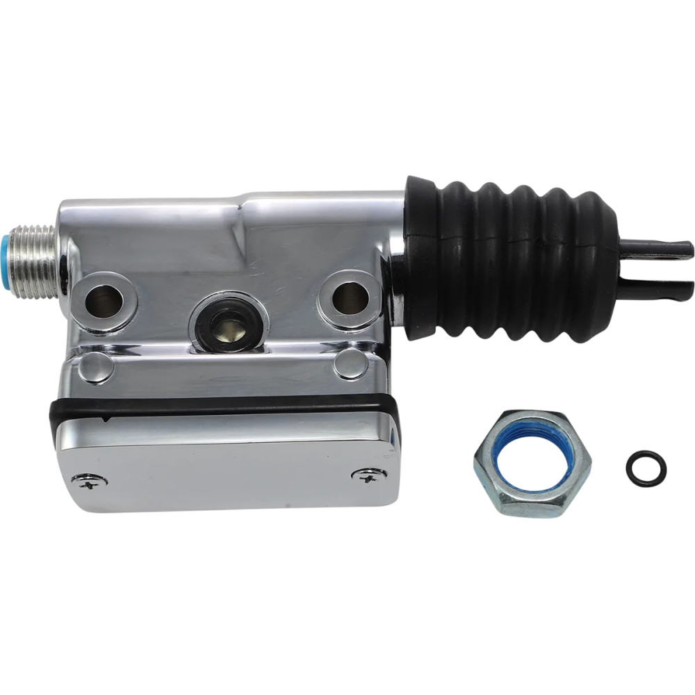 Rear Brake Master Cylinder — 19.1 mm (3/4"), Chrome, Polished