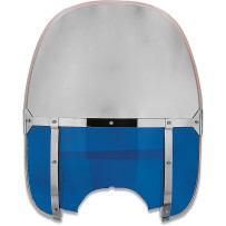 Parabrisas acrílico de repuesto — 56 cm (22-1/8 in), Azul, Transparente