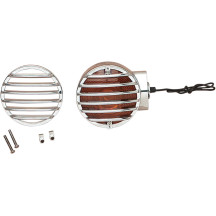 Turn Signal Lens Grilles — Chrome, Pair