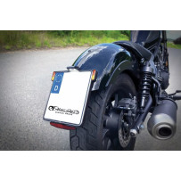 All In One Licenseplate Holder Universal — Chrome, rear mount