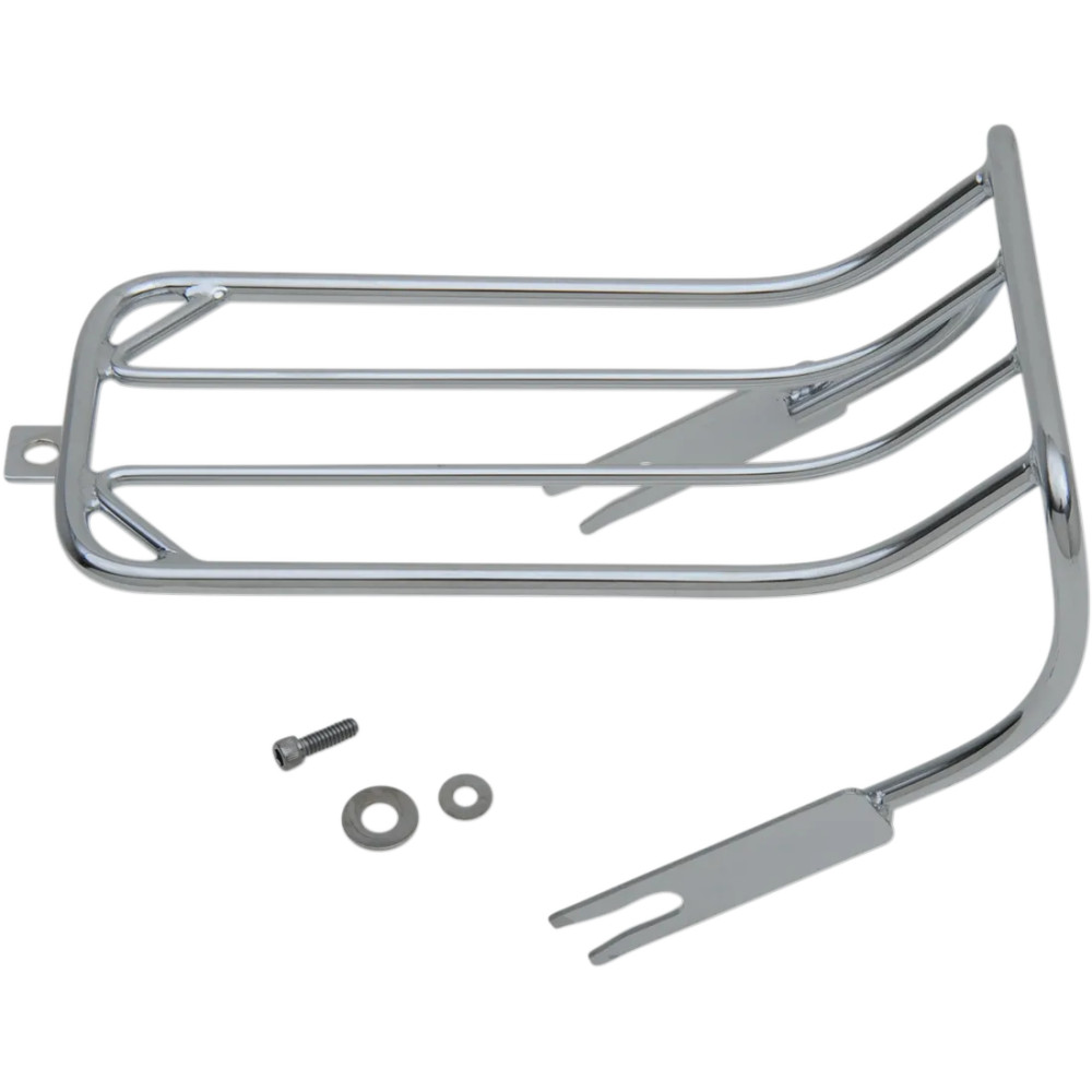 Bobtail Fender Luggage Rack — 27.5 cm (10-3/4") length, 13 cm (5-1/8") width, Chrome