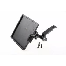 License Plate — 21 x 17 cm, swingarm mount, black
