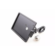 License Plate — 17 cm height, 21 cm width, rear axle mount, black