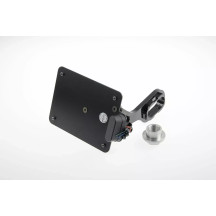 License Plate — 17 cm × 21 cm, black