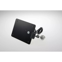 License Plate — 17 cm × 21 cm, black