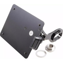 License Plate — 17 cm H, 21 cm W, black