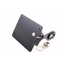 License Plate — 17 cm H, 21 cm W, black