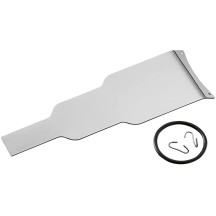 Panel de instrumentos para tanque estilo Fat Bob — 13.25 L y 18.93 L (3.5 y 5 gal), cromado