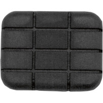 Chrome Brake Pedal Pad — Black