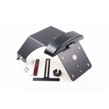 License Plate Bracket — Black, steel and ABS, HD-BRO078