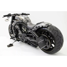 License Plate — 13 cm (5-1/8") x 21 cm (8-1/4"), black