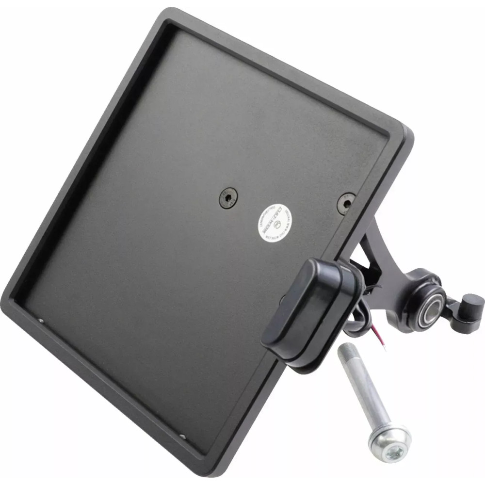 License Plate Holder — 20 cm × 18 cm, black