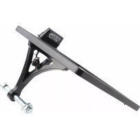 License Plate — 20 cm × 18 cm, black