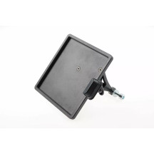 License Plate — 20 cm × 18 cm, black